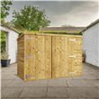 BillyOh Mini Keeper Overlap Pent Store Shed