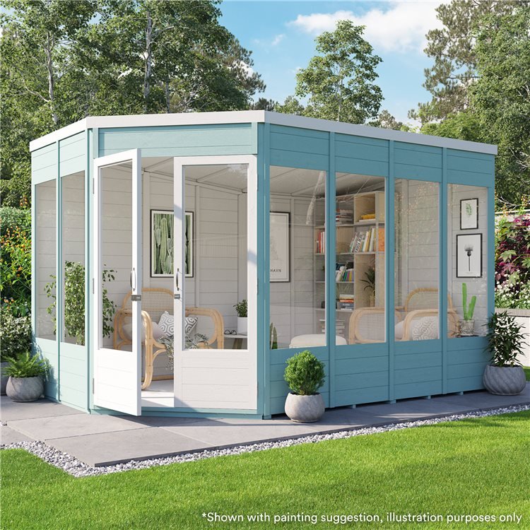 BillyOh Renna Tongue and Groove Corner Summerhouse