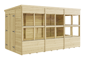 BillyOh Planthouse Tongue and Groove Pent Potting Shed