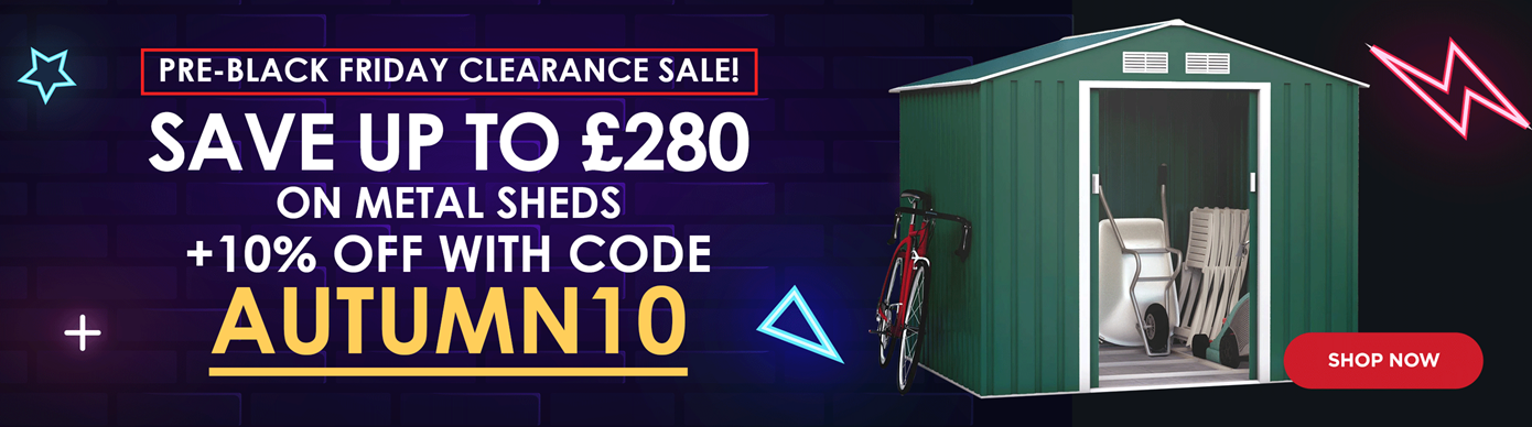 save up to 280 on metal sheds