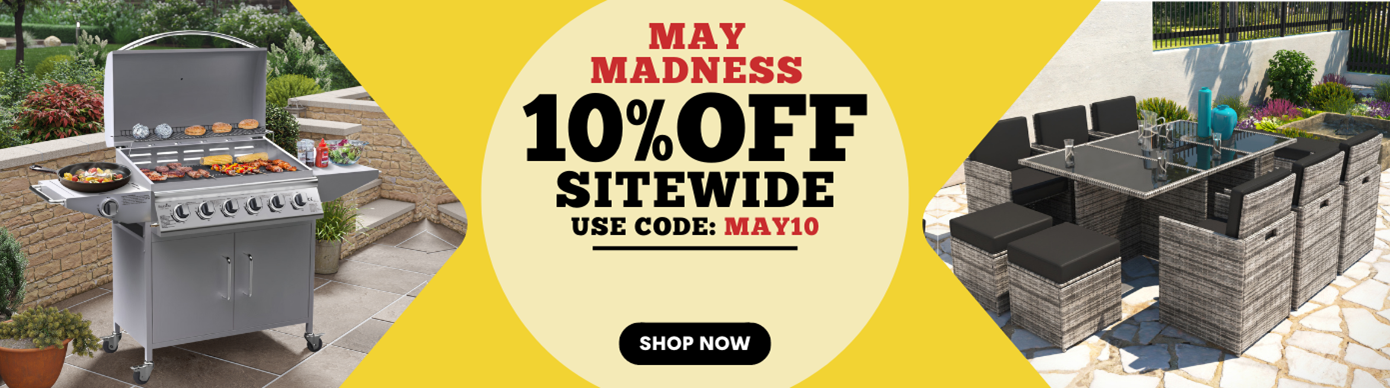 May Madness 10% off sitewide