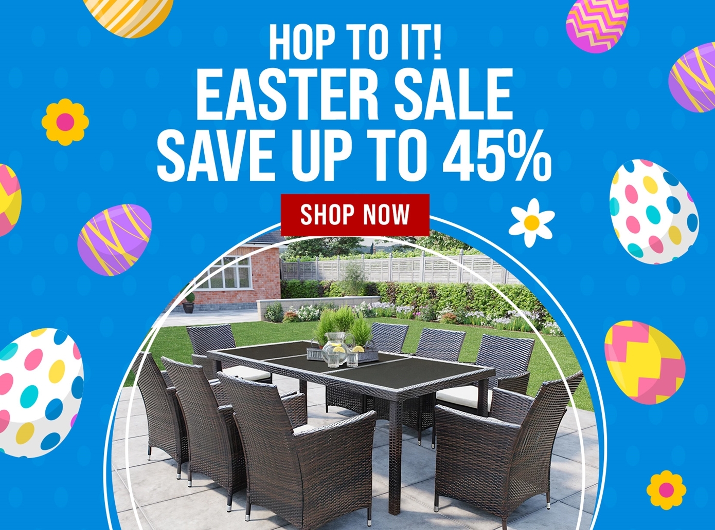 Easter sale save up to 45%