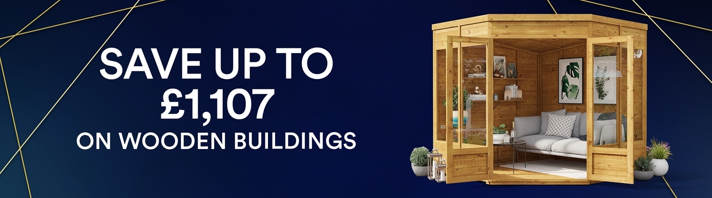 Save up to 1107 on wooden buildings