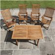 BillyOh Windsor 1.2m-1.6m Extending Table Outdoor Dining Set (4-6 Seater)