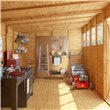 BillyOh Expert Tongue and Groove Pent Workshop Interior Full