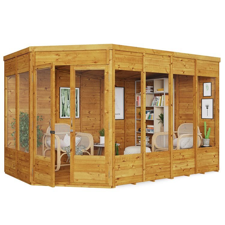 BillyOh Renna Tongue and Groove Corner Summerhouse