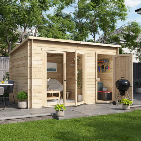 BillyOh Tianna Log Cabin Summerhouse with Side Store
