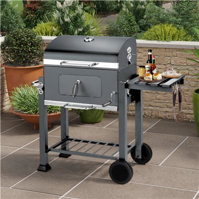 Very Heavy Duty BBQ Cover Barbecue Waterproof Breathable 120x145x70 Velcro Large 