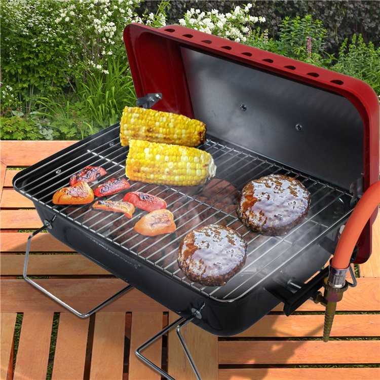 Portable extérieur souffleur barbecue outil main-p – Grandado
