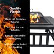 BillyOh Phoenix 3 in 1 Square Metal Fire Pit, BBQ Grill and Ice Pit