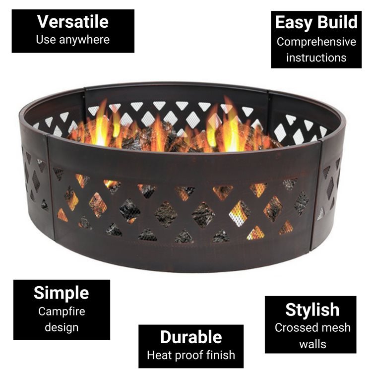 Billyoh Alaska Metal Campfire Fire Pit, What Is A Fire Pit Ring Used For