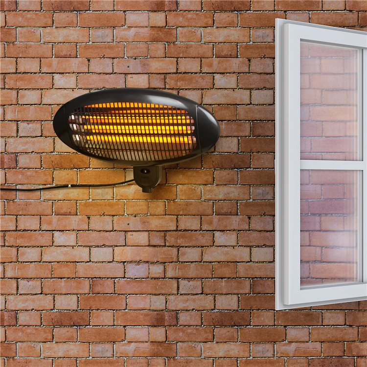 BillyOh Aurora 2-in-1 Free Standing/Wall-Mounted Electric Patio Heater