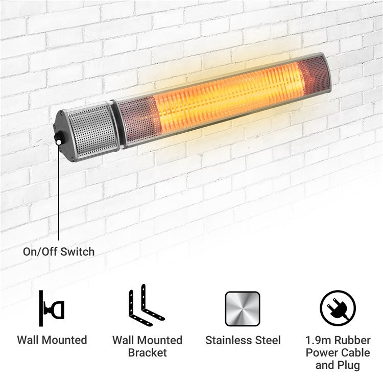 BillyOh Alberta Wall Mounted Electric Infrared Patio Heater