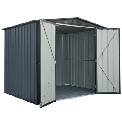 Globel 8′x6′ Double Hinged Apex Metal Shed