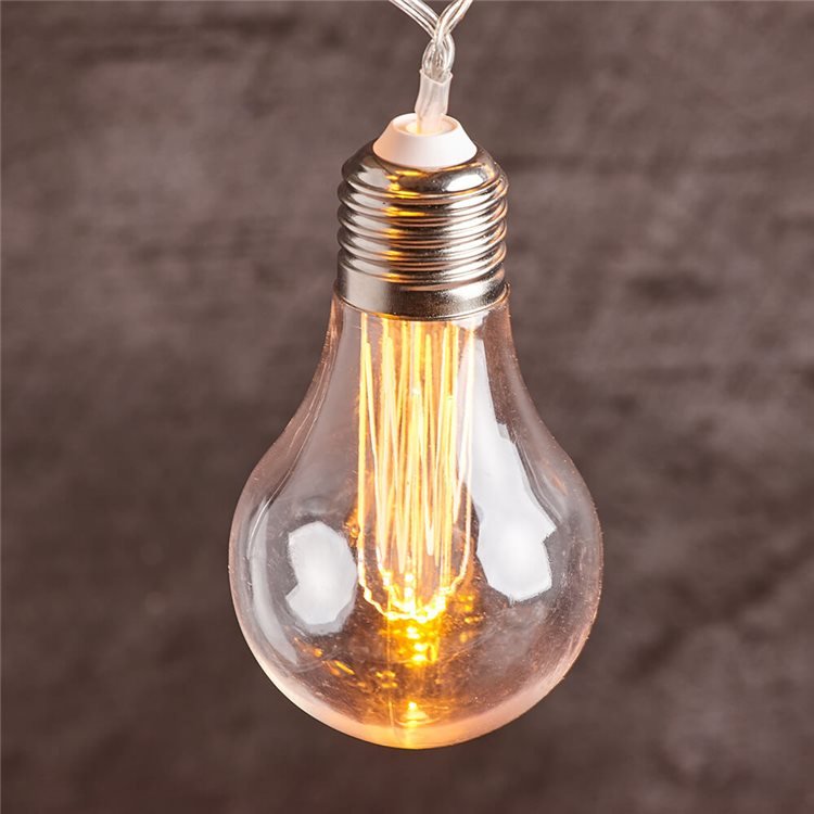 Edison Bulb Outdoor Icicle String Lights