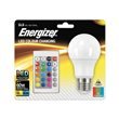 Energizer LED 9W E27 GLS Edison Screw (ES) Colour Changing Bulb with Remote Control