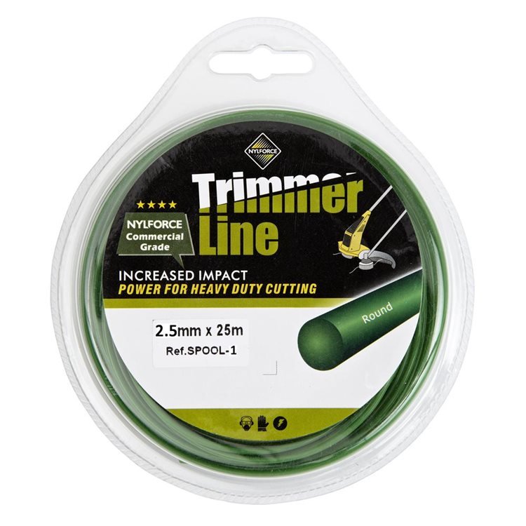 2.5mm 25M Tough Nylon Trimmer Spool Line