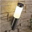 Biard Basford LED Stainless Steel Angled Solar Wall Light