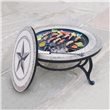 Beacon 3 in 1 Fire Pit, BBQ, & Star Tiled Coffee Table