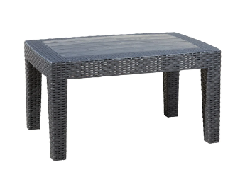 Rattan Effect Outdoor Coffee Table