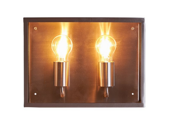 Biard Valbo Stainless Steel Twin Wall Light