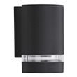 IP54 Round Up or Down Outdoor Wall Light - Black