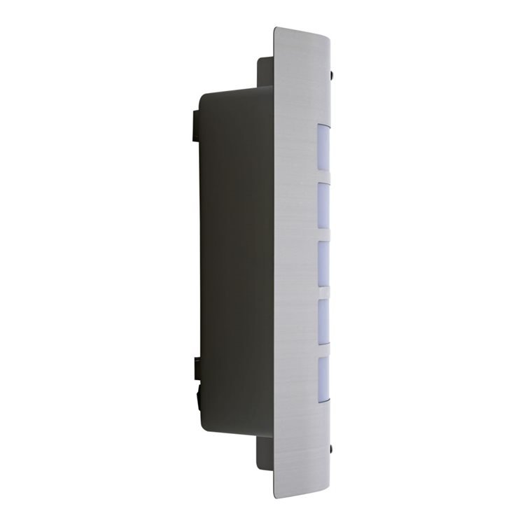 Biard Orleans Outdoor Wall Light - Brushed Steel
