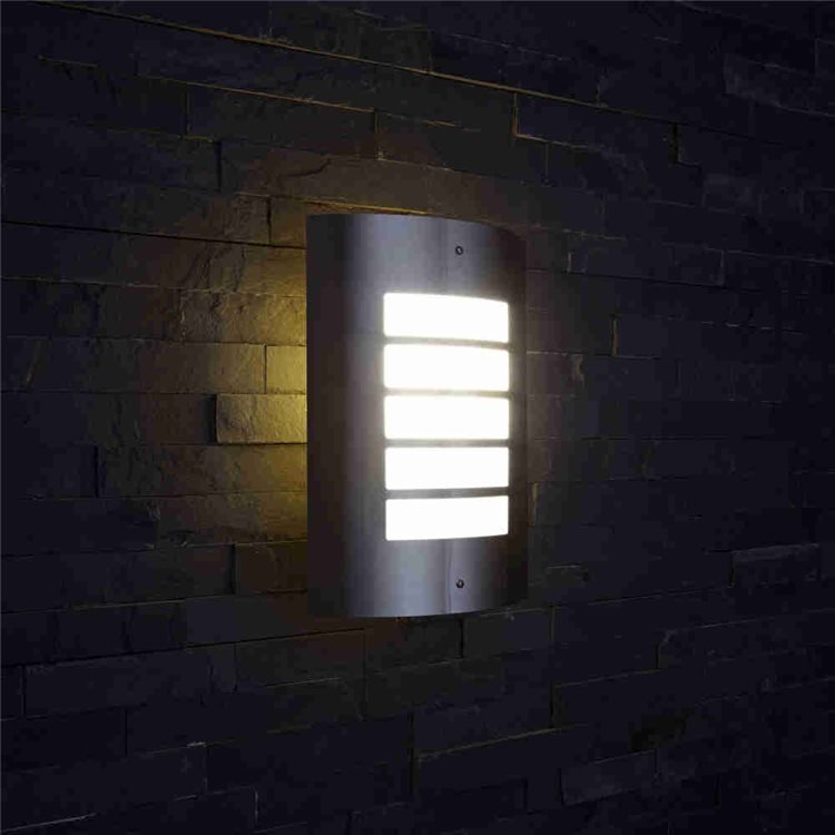 Biard Orleans Outdoor Wall Light - Brushed Steel