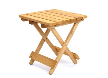 Folding Wooden Side Table