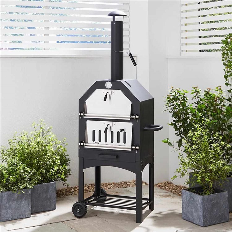 3 in 1 Multi-Functional BBQ, Smoker & Pizza Oven