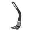 Curved LED Desk lamp with Wireless Phone Charger Black