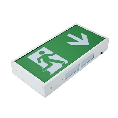 Biard 3W LED Emergency Exit Sign Maintained/Non-Maintained