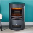 Cylinder Electric Stove Heater 2000W Black