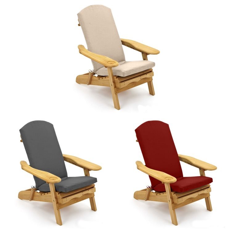 Luxury Adirondack Chair Cushion - Adirondack Seat Cushion - Beige