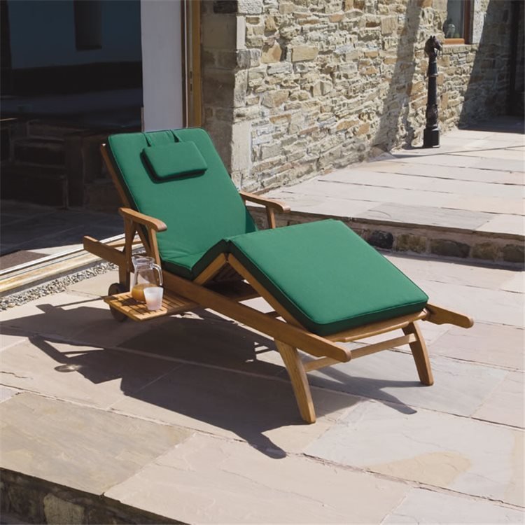 Sun Lounger Cushion available in four super colours : Ruby Red Sun Lounger Cushion