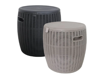Rattan Effect Ice Cooler with 45 Litre Capacity