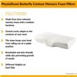 Butterfly Contour Memory Foam Pillow