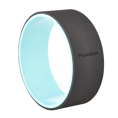 Yoga Wheel - 12"" Yoga Wheel plus 8mm EVA Foam Wrap Black