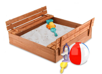 BillyOh Wooden Square Seated Sandpit