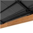 Sunjoy Osser 4x4.5m Cedar Framed Gazebo with Steel Hardtop