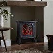 Freestanding 2000W Electric Fireplace with Wood Burner Flame Effect